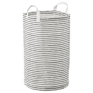 IKEA KLUNKA Laundry Bag White/black 16 gallon 103.643.73